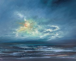 The Calming Sea II by Philip Raskin - Original Painting on Board sized 30x24 inches. Available from Whitewall Galleries